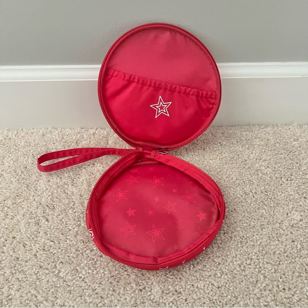 American Girl 6 inch pink storage pouch